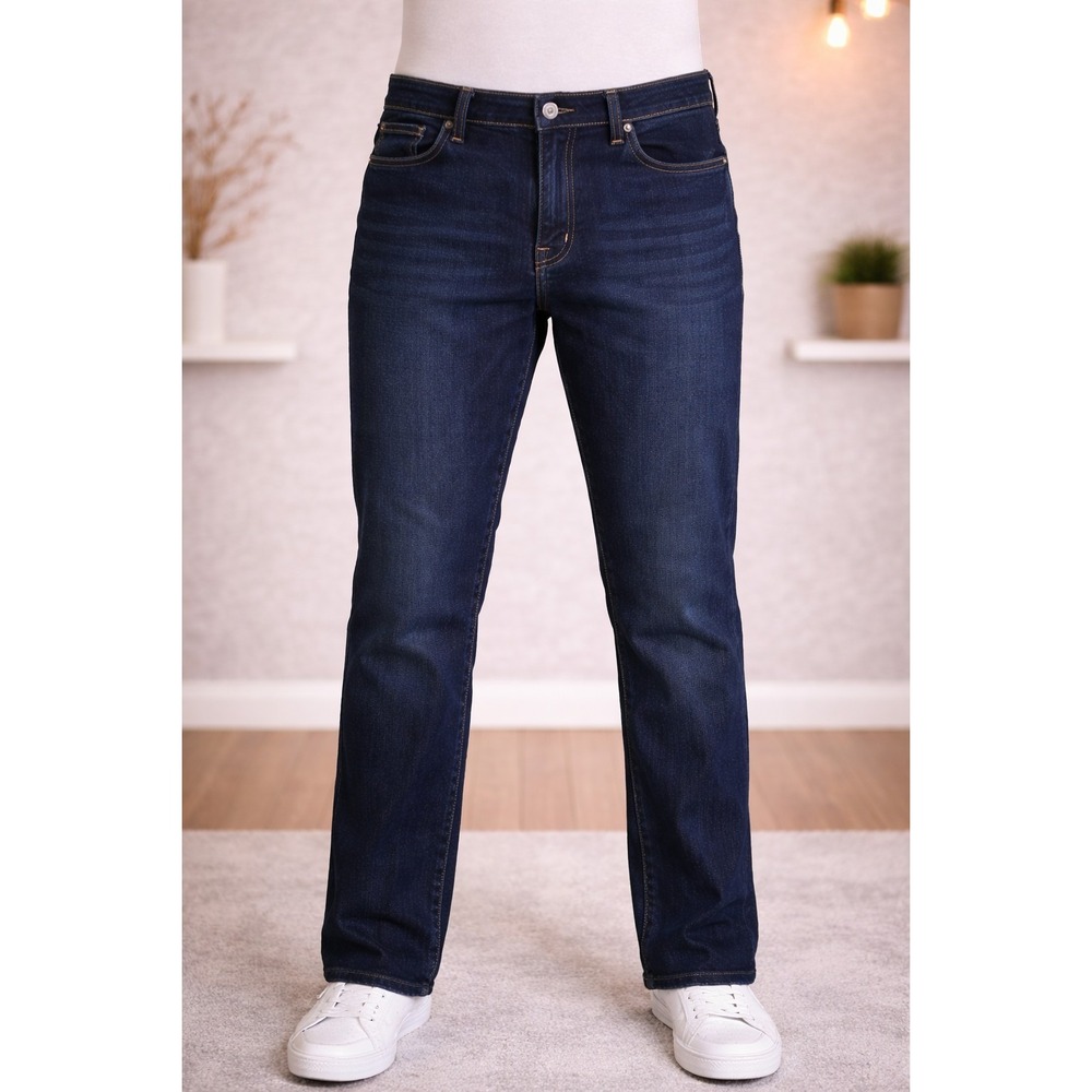 Women's Signature Gold Jeans  Straight Fit Dark Wash Denim Pants 31x28